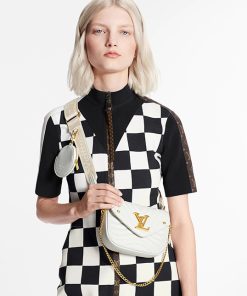Louis Vuitton New Wave White Multi-Pochette