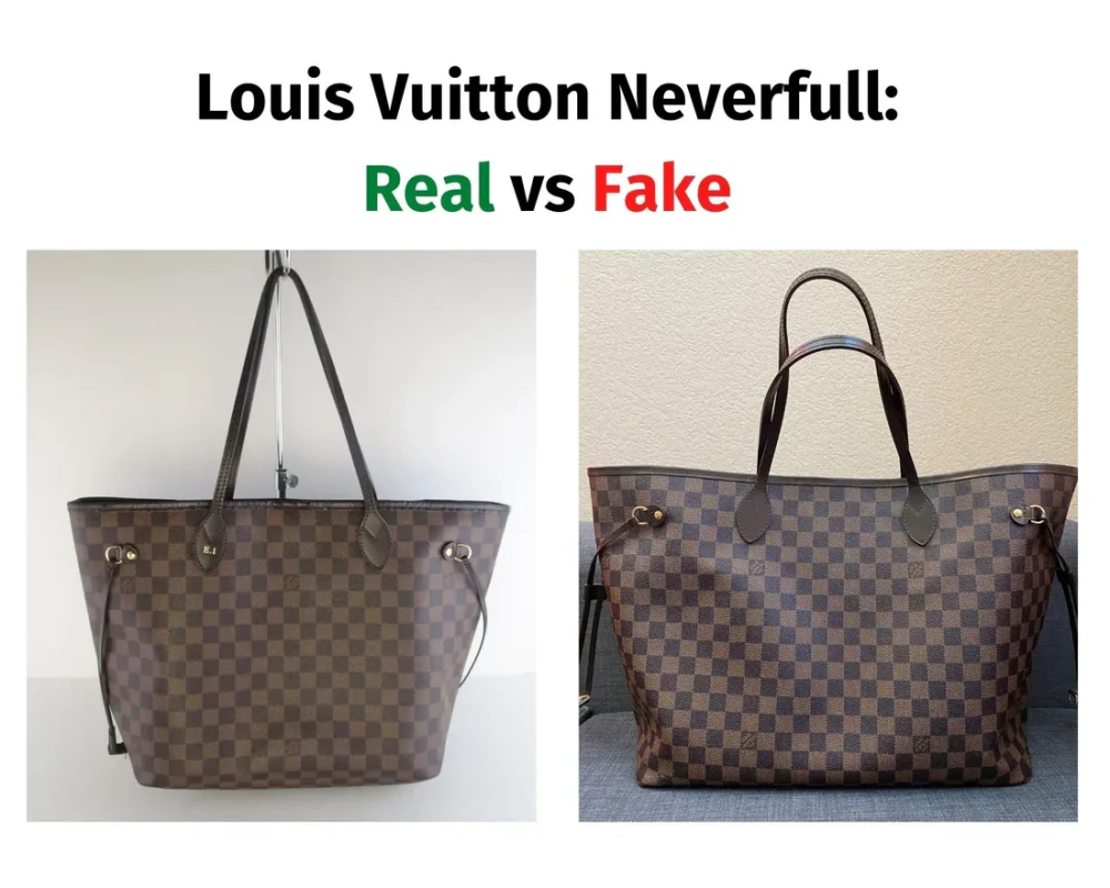 Comparing My Real LV Neverfull to a Replica