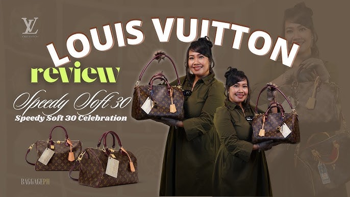 Review New Louis Vuitton Speedy 30 Soft Celebration Handbag